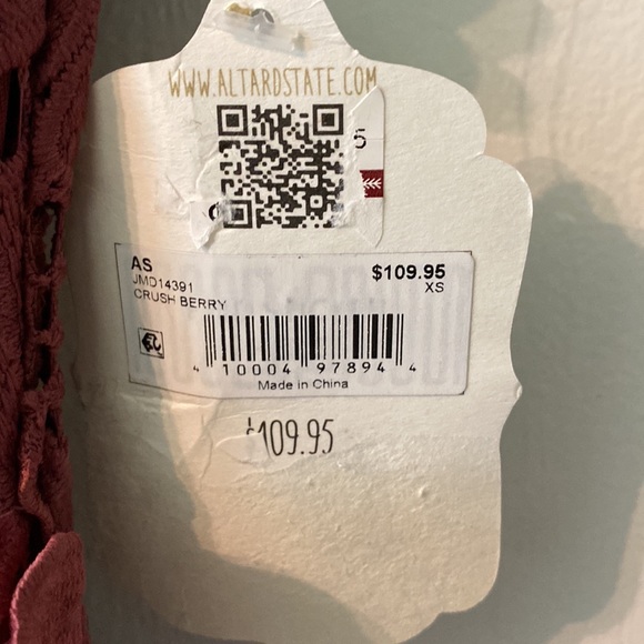 ALTAR’D STATE Sleeveless Dress. NWT. Sz XS - Picture 4 of 9